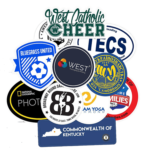 autocolante personalizate pentru brand personal